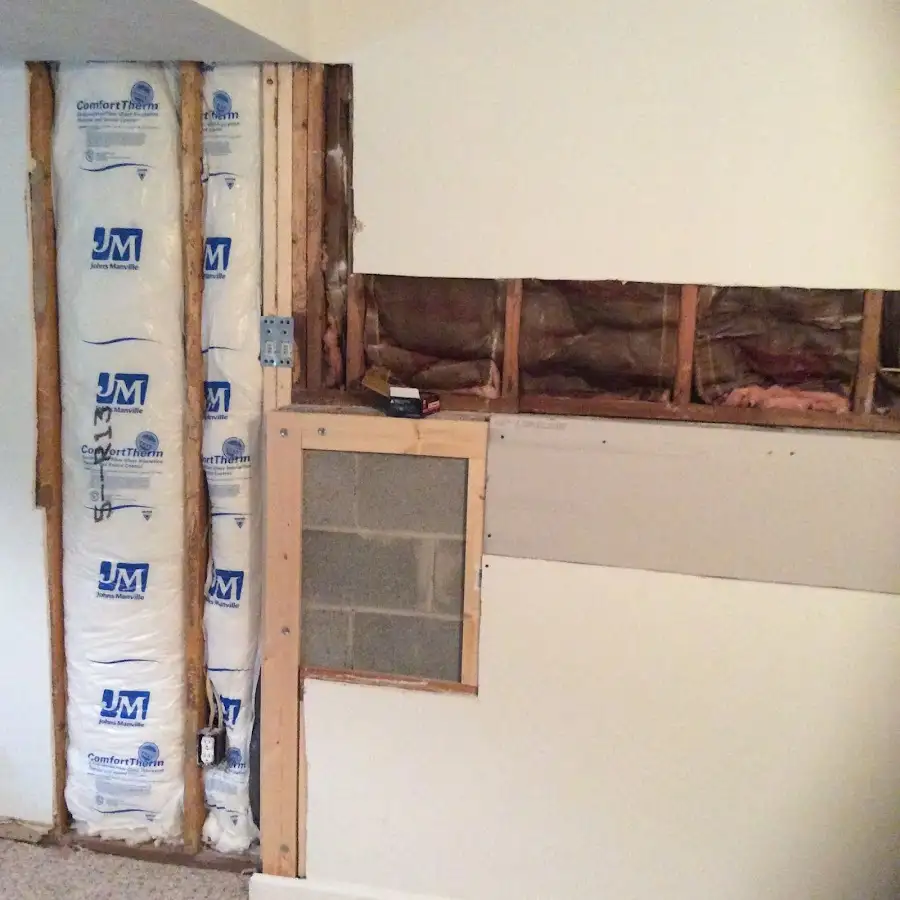 Wall insulation replacement during Structural Drying in Delmar